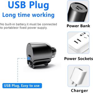 Mini caméra WiFi 1080P HD avec vision nocturne, détecteur de mouvement et de son inclus, pour la maison ou le bureau, angle large de 120 degrés, micro babyphone - Product Image 5