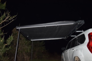 <span class=keywords><strong>Toldo</strong></span> de Despliegue Rápido que se Anexa a la Lateral del Automóvil, 600D Oxford Resistente al Agua, Barra Interior LED para Cubierta Instantánea - Product Image 5
