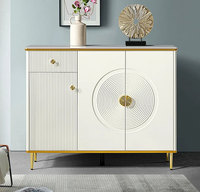 Nouvelle conception moderne de buffet de salle à manger en bois MDF réglable avec rangement
