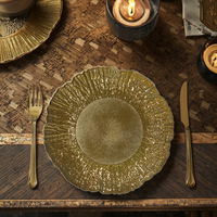 Nouveauté 2026 – Assiettes de présentation en plastique de luxe modernes et réutilisables de 13 pouces, écologiques, pour mariages et événements – Qualité supérieure pour la table de fête