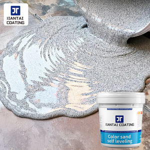 สีอีพ็อกซี่เรซิ่นกันลื่นปรับระดับได้เอง สีทรายสำหรับพื้น ทนทานต่อการสึกหรอ สีเคลือบพื้นบ้านแบบไร้รอยต่อ - Product Image 1
