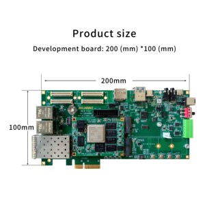 บอร์ดพัฒนา ZYNQ UltraScale+ MPSoC เกรดอุตสาหกรรม พร้อมอินเทอร์เฟซ PCIe SFP+ CAN รองรับระบบปฏิบัติการ ความสามารถด้านการมองเห็นของเครื่องจักร/หุ่นยนต์ รุ่น MLK-F3 - Product Image 2