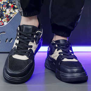 Zapatillas Deportivas de Skateboard de Corte Bajo para Hombre, Tallas Grandes <span class=keywords><strong>50</strong></span>+, Transpirables, con Suela Gruesa y a la Moda - Product Image 3