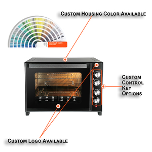 Horno Tostador Eléctrico de Convección Grande de 2800W y 100L, Multi-Idioma, Multi-Voltaje, Suministro OEM para Hoteles y Uso Comercial en UE, EE. UU., AU, RU - Product Image 4