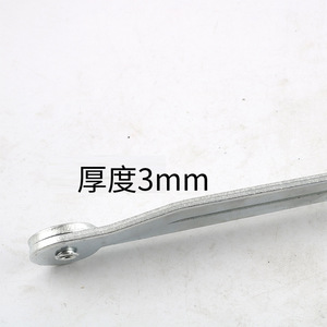 Adjustable Wrench 180mm Chrome Vanadium Steel Manual Metric Single End Smooth Jaw Capacity 1 1/2 In Diy <b>Tool</b> - Product Image 3