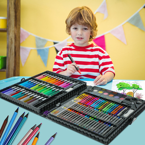 Forniture d'arte 150 pz pittura penna per acquerello Set <span class=keywords><strong>di</strong></span> schizzi da colorare pennarelli permanenti pennarelli per bambini <span class=keywords><strong>disegno</strong></span> Graffiti - Product Image 1