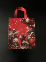 Bolsas de Regalo Navideñas en Stock con Impresión a Todo Color, Laminación Mate y Asas de Cuerda de Poliéster
