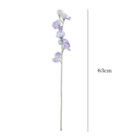 Fleurs artificielles de pois papillon doux et purs du Vietnam, biologiques, en vrac, pour arrangements floraux