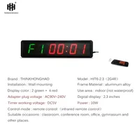 Temporizador de Cuenta Regresiva Digital grande LED, cronómetro remoto para gimnasio en casa, Fitness, Crossfit, cronómetro, electrónico Industrial
