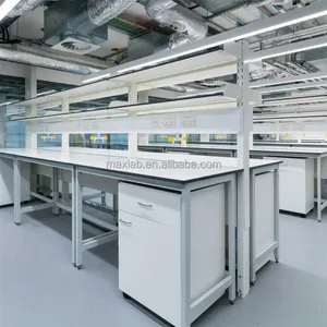 Ce phòng thí nghiệm bàn làm việc phòng thí nghiệm đồ nội thất phòng thí nghiệm băng ghế dự bị với bồn rửa dược làm việc kim loại di động tủ - Product Image 6