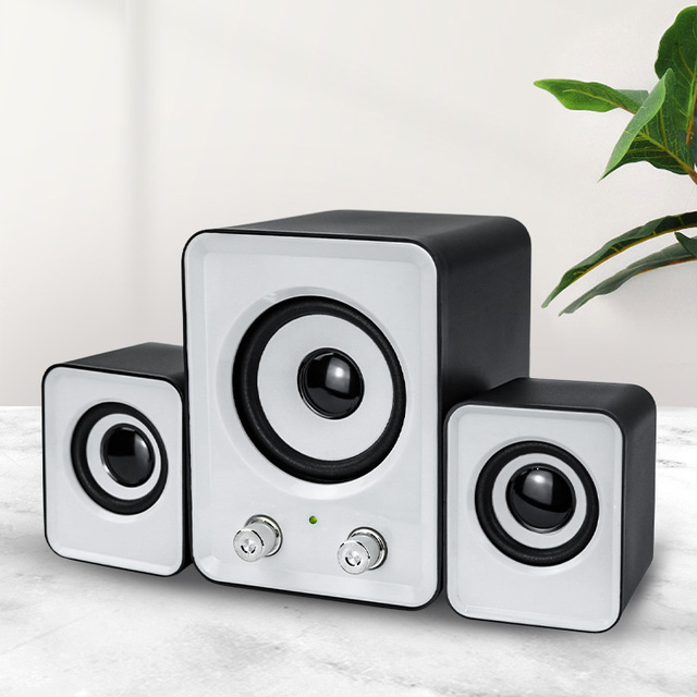 Desktop Speaker for PC Laptop OEM ODM Computer Gaming Wired Speaker 3pcs a Set Home Use Speaker