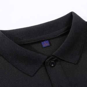 เสื้อยืดโพลีเอสเตอร์สำหรับผู้ชายเสื้อยืดโปโลกอล์ฟลายปักโลโก้ออกแบบได้ตามต้องการ - Product Image 5