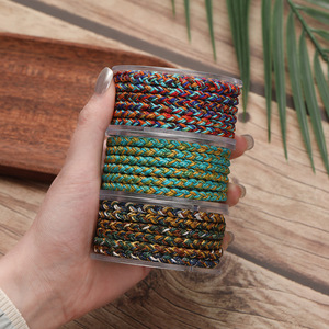 4.5mm Dragon Scale Pattern Colored Rope Strand Braiding DIY Handmade Jewelry <b>Thread</b> Pendant Rope <b>Beading</b> Supplies - Product Image 4