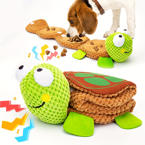 Juguete de Peluche Interactivo para Perros, Tortuga Hecha a Mano, de Alta Calidad, Personalizable con Logotipo, Material de Poliéster, Venta al Por Mayor - Product Image 1