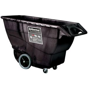 Carrello ribaltabile per uso commerciale Rubbermaid Heavy Duty da 800 litri per rifiuti da giardino e uso domestico - Product Image 2