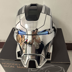 Casco Electrónico Automatizado con Voz de <span class=keywords><strong>Iron</strong></span> <span class=keywords><strong>Man</strong></span> Mk17 para Cosplay 2026 - Product Image 4