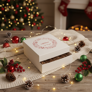 Personalized White Empty <b>Gift</b> <b>Box</b> with <b>Ramadan</b> Designed Religious Name for Holiday <b>Gifts</b> 20x20 & 25x30 - Product Image 3