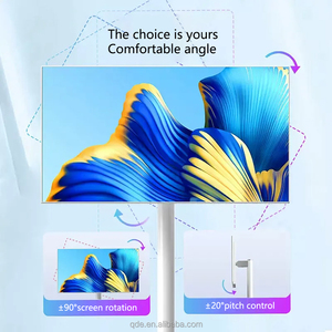 Téléviseur intelligent QDE avec écran LED, diffusion en direct, Android, écran tactile mobile avec caméra, sur pied - Product Image 5