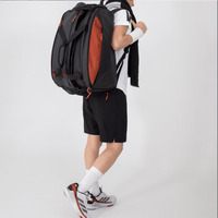 Sac de raquette d'extérieur personnalisé de haute qualité, sac de raquette de pickleball, sac de padel, sac à dos de tennis de plage avec compartiment à chaussures