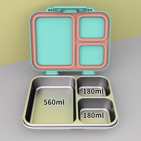 Boîte à lunch isotherme en acier inoxydable 304 Myjoybee, anti-fuite, pour pique-niques et repas partagés en extérieur