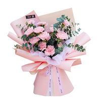 Papier d'emballage en gros, Double couleur, Bouquet de fleurs, papier d'emballage pour fournitures de fleuriste