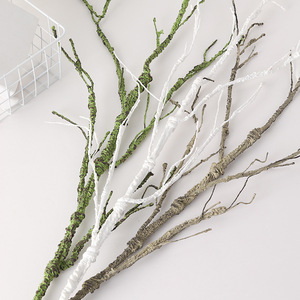 Ramo Artificiale LUYI in Stile Cinese Moderno, Salice Argentato in Seta e Rattan, Decorazione per Matrimoni e Casa, per Interni/Esterni, Fiore Artistico Durevole - Product Image 3