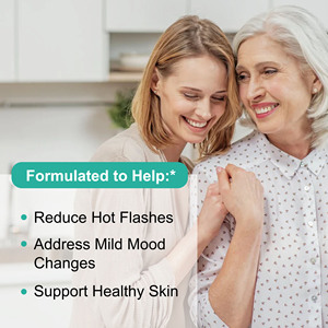 Tabletas de Fórmula para la Menopausia para Mujeres, Suplemento Dietético con Folato, Ayuda a Aliviar los Pequeños Cambios de Humor - Product Image 4