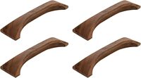 Poignées et boutons de meubles en bois modernes personnalisés pour armoires de cuisine, de chambre, d'entrepôt, portes et tiroirs