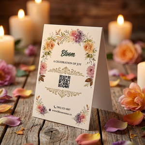 Soporte Triangular para Tarjetas de Invitación de Boda y <span class=keywords><strong>Google</strong></span> con Impresión Doble, Soporte NFC para Reseñas de <span class=keywords><strong>Google</strong></span> - Product Image 5