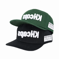 Op maat geborduurde 6-delige baseballcap van 100% katoen, platte klep, snapback, aangepast logo, Gorras De Beisbol, OEM ODM fabrikant