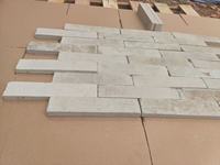 Carreaux muraux de façade en brique blanche antique de conception moderne Carreaux de placage de revêtement mince Placage de briques blanches anciennes