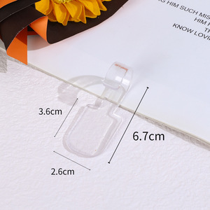 Foglio Acrilico Trasparente con Gancio Adesivo Bifacciale, Forte Adesione e Design Personalizzabile - Product Image 6