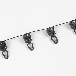 Rail de rideau pliable noir robuste en gros, rail de rideau ondulé, rail de rideau à bande, rail de rideau à ondes - Product Image 4