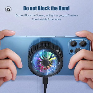 Portable universel magnétique téléphone portable refroidisseur <span class=keywords><strong>radiateur</strong></span> dissipateur <span class=keywords><strong>de</strong></span> chaleur semi-conducteur ventilateur refroidissement avec LED rvb pour toutes les tablettes <span class=keywords><strong>de</strong></span> téléphone - Product Image 3