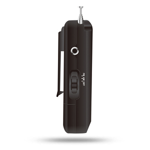 Radio de Bolsillo Portátil AM/FM con Batería de Plástico, Salida para Auriculares, Pantalla LED e Indicador Visual de Sintonización - Product Image 3