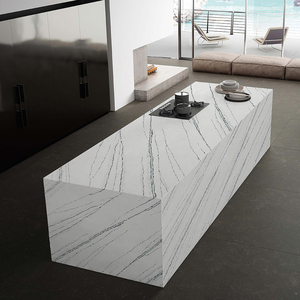 GOLDTOP Comptoirs de haute qualité Calacatta Sivec <span class=keywords><strong>Quartz</strong></span> 5093 sans silicone Vanity Tops Design moderne OEM/ODM disponible en Australie - Product Image 6