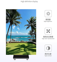 Pantalla LED Plegable para Interiores, Máquina de Publicidad con Pantalla LED, Paneles LED para Pared, Señalización Digital para Tiendas de Belleza