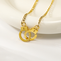 Collier Manchette Simple en Acier Inoxydable Plaqué Or 18 carats Tendance pour Hommes et Femmes – Chaîne de Cou Haut de Gamme pour Couples Emotionnels