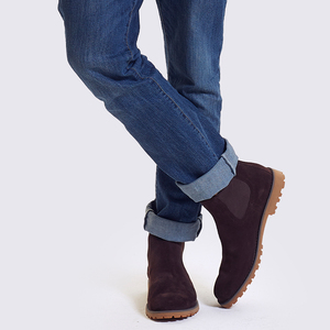 Bottes courtes en cuir au design classique britannique, bottes en cuir décontractées pour hommes, bottes en <span class=keywords><strong>daim</strong></span> de qualité supérieure - Product Image 5