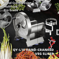 Coupe-légumes multifonctionnel à manivelle et à engrenages pour l'industrie agroalimentaire (8 kg)