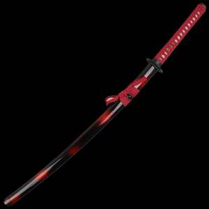 Nouvelle Arrivée 2026 : Katana Fait Main, Design Classique Noir et Rouge, Artisanat Original, Effet Spectacle Garanti pour le Cosplay - Product Image 6
