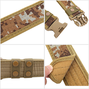 Ceinture tactique durable en tissu Oxford camouflage pour homme – ceinture d'extérieur réglable et multifonctionnelle Ceinture tactique réglable - Product Image 5