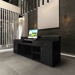 Simple Modern Stainless Steel Cashier Clothing Store Shop Small Counter Restaurant <b>bar</b> <b>Table</b> Beauty Salon Reception Desk - Product Image 6