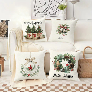 Christmas throw pillows with festive designs for cozy holiday decor - Product Image 2