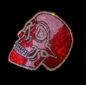 T-<span class=keywords><strong>shirt</strong></span> et sweat à capuche tendance prêts à expédier, motif squelette et fleur à transfert thermique DIY - Product Image 2