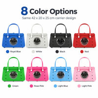 Sac de transport pour animaux de compagnie en EVA 42x20x25cm, fourre-tout ventilé avec fenêtre à bulles pour chats et petits chiens, idéal pour les voyages et l'extérieur, vente en gros