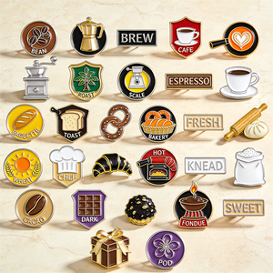 Offres Spéciales Nouveau Design Cadeau Promotionnel <span class=keywords><strong>Vente</strong></span> <span class=keywords><strong>en</strong></span> Gros Épingles à Chapeau Mignonnes Broches Émaillées - Product Image 3