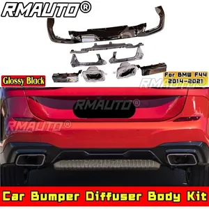 <b>For</b> BMW F44 2014-2021 Body Kit BMW F44 <b>Car</b> Rear Bumper <b>Diffuser</b> Body Kit Glossy Black MP Style Spoiler <b>Diffuser</b> <b>Car</b> Accessories - Product Image 2