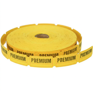 Etiquetas de Cartón Premium Perforadas Impresas Flexográficamente para Eventos - Product Image 1