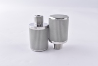 Filter Asupan Aseptik untuk Reaktor dan Fermentor, Saringan Penghilang Kotoran Debu, Elemen Filter Baja Tahan Karat Berulir Khusus.